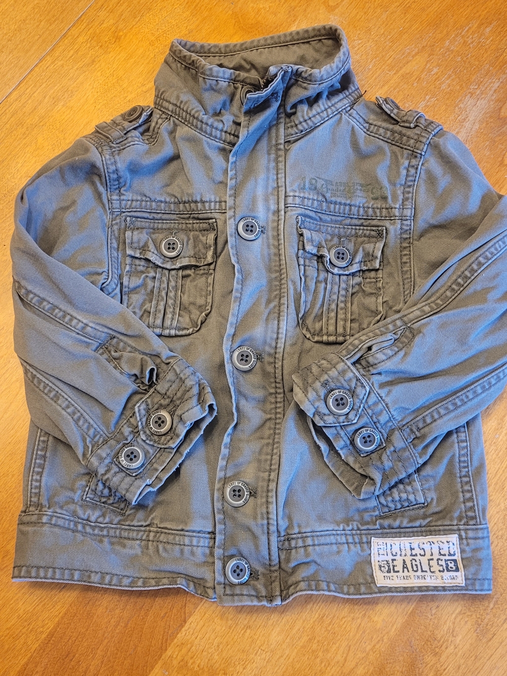 H&M Olive Utility Jacket for Kids